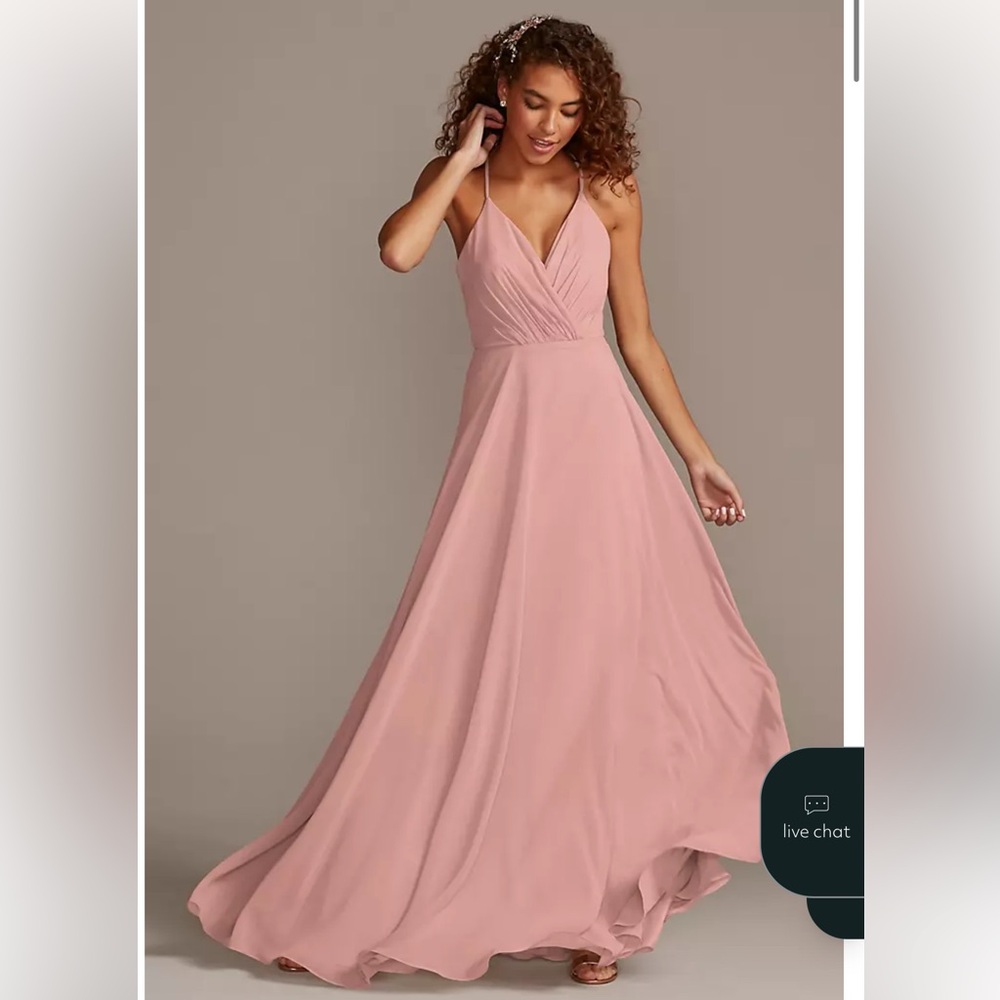 David's Bridal Elegant Black Wedding Dress